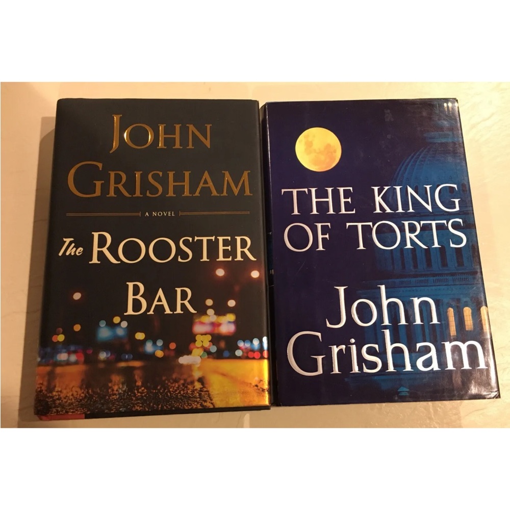 Lot/2 Josh Grisham Novels Hardbacks With Dust Jackets